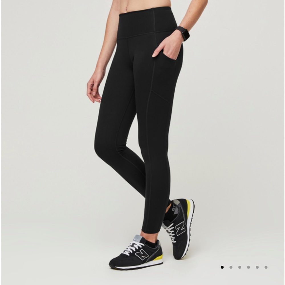 FIGS Performance Underscrub Legging black leggings spandex pant - size small